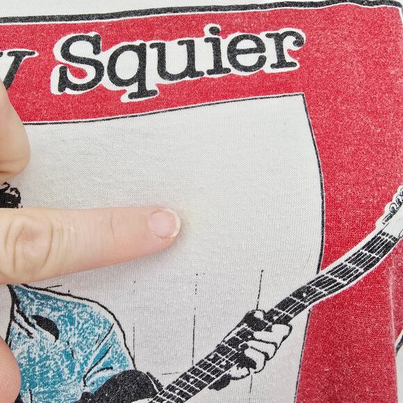 Billy Squire Don't Say No Vintage Original 1981 Raglan Tee M - Picture 5 of 8